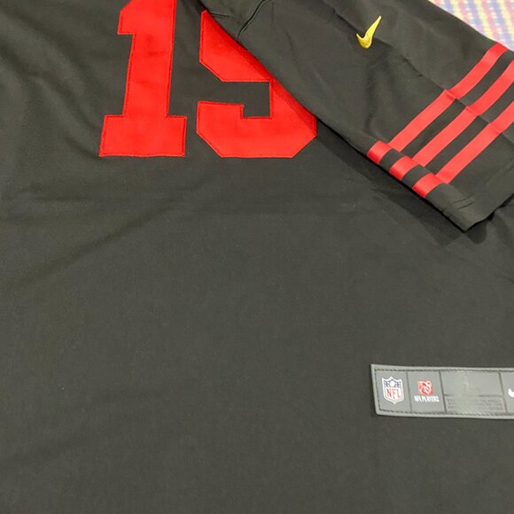 San Francisco 49ers Black Jersey Samuel No. 19 - Picture 4 of 7